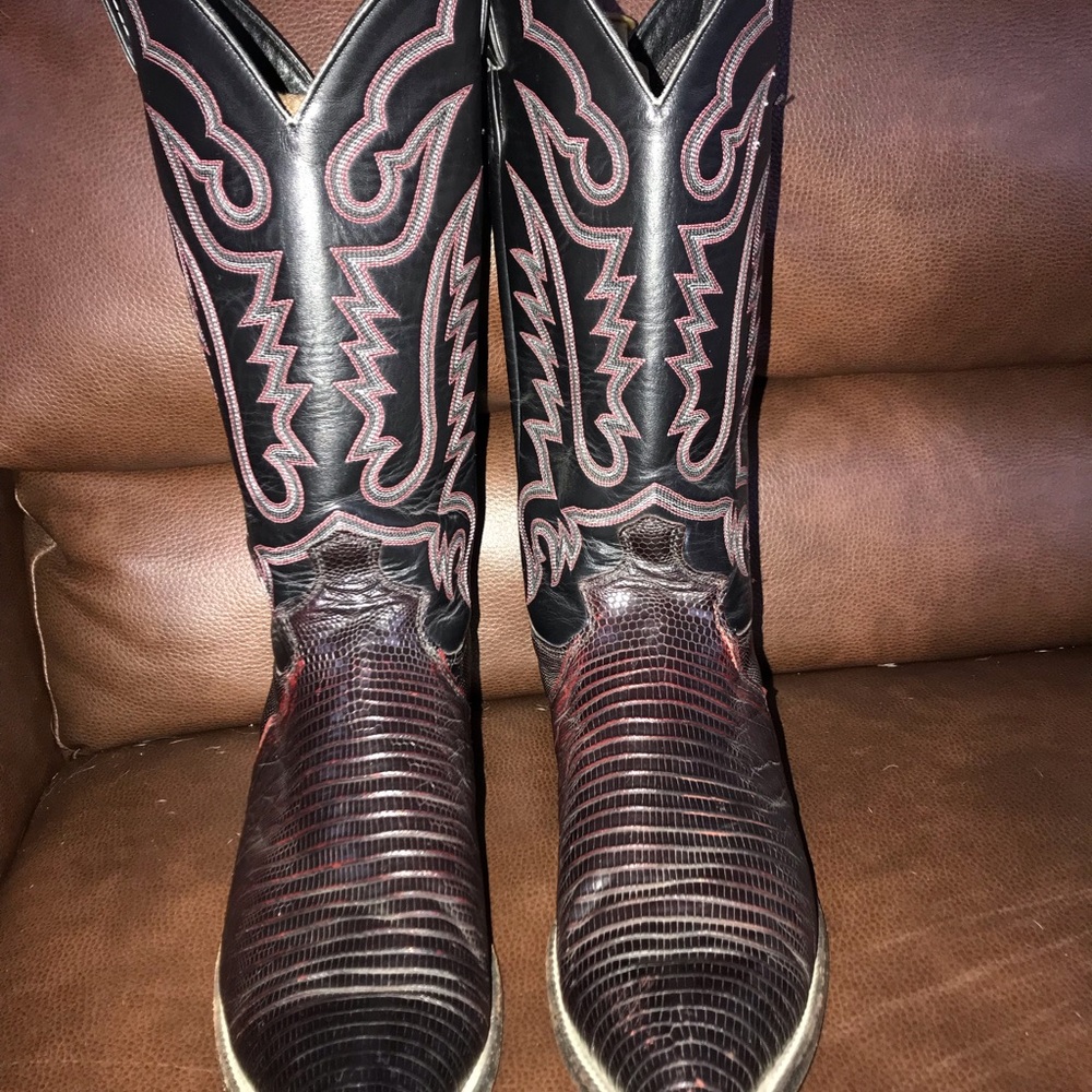 Justin Exotic Lizard Skin boots! Made in 🇺🇸 USA!